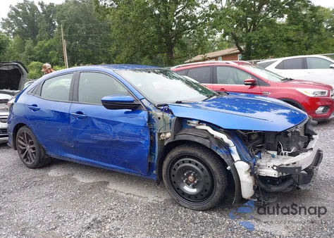 2020 Honda Civic Sport из США, поврежденный, VIN SHHFK7H48LU225999